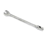 LDEXIN Clé mixte à tête pivotante flexible métrique à cliquet avec poignée flexible, outil de réparation de voiture, 10 mm