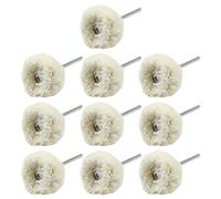 LDEXIN Lot de 20 roues de polissage en coton avec tige de 2,35 mm pour outils rotatifs Dremel