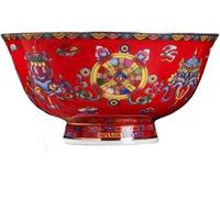 LDGSUPH Bol de riz en porcelaine style palais ancien chinois, bol céramique 15,5 cm 6,1 pouces Phnom Penh couleur émail haute apparence