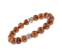 LDGSUPH Bracelet de perles en bois for hommes et femmes, 1 pièce, ethnique tibétain, bouddhiste, Mala, chapelet Yoga(Style 2)