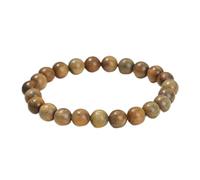LDGSUPH Bracelet en perles de bois de santal vert naturel pour le yoga et la méditation - 6 mm, 8 mm, 10 mm, bijoux rétro élastiques pour homme et femme, Beads approx 8mm, Acétate, Pas de pierre