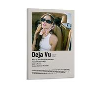 LDGSUPH Deja Vu by Olivia Rodrigo Poster mural de style classique - Décoration parfaite pour bibliothèque, bar ou home cinéma - 50 x 75 cm - Style rétro