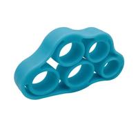 LDGSUPH Fit for 5 Finger Gripper Strengthener - Portable Elastic Silicone Wrist Trainer for Gym Fitness and Muscle Building (Lake Blue 6.6LB)