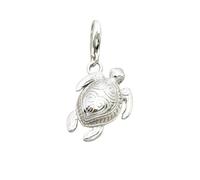 LDGSUPH Pendentif De Charme Dangle, Charmes De Tortue Vintage 925 en Argent Sterling Pendentif De Charme Bracelets Et Colliers Cadeau pour Les Femmes Hommes