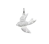 LDGSUPH Pendentif, Eagle Pave Pendentif 925 Bijoux en Argent Sterling Europe Style Collier Accessoire Cadeau pour Femme Hommes Filles