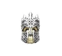 LDGSUPH Pendentif Vintage, Crâne Chevalier Pendentif Bijoux Europe 925 en Argent Sterling Accessoires Cadeau pour Femmes Hommes