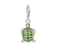 LDGSUPH Pendentifs Breloques Tortue Verte, Pendentif Mignon en Argent Sterling 925, Compatible avec Bracelets Et Colliers, Cadeau for Femmes Et Hommes