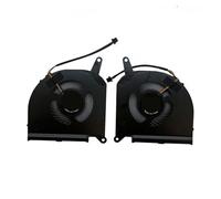 LDGSUPH Ventilateur de Refroidissement CPU + GPU for Ordinateur Portable, Compatible avec Gigabyte,Aorus 15G 15P 17G XC XB RX7G RP77 RP75W RP75XA RP77XA DC12V 10mm, pièces de Ventilateur(1set)