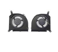 LDGSUPH Ventilateur de Refroidissement for CPU et GPU for Ordinateur Portable, DC12V 0,50a, 4 Broches, Compatible avec Gigabyte Aorus 15G 15P 17G XC XB RX7G(CPU GPU Fan)