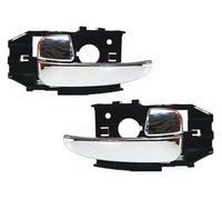 LDHFNBVS poignée porte intérieure gauche Pour Hyundai Pour Elantra XD Voiture Gauche Droite Poignée Porte Intérieure Chrome Intérieur 826102D000 826202D000AX Tirer Rea(Left and Right)