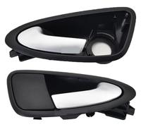 LDHFNBVS poignée porte intérieure gauche Pour Seat Ibiza 6J 2010-2022 Garniture Passager Arrière Poignée Porte Intérieure Gauche Droite 6J1 837 113A 6J1 837 114A(Matte Silver Front)
