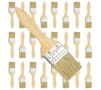 LDHHYH 30 Pièces Pinceaux 45 mm Pour Peinture à l'Huile - Pinceau Plat Avec Manche en Bois Pour Mur et Bois