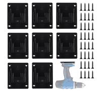 LDHHYH Lot de 8 porte-outils muraux pour Makita 18 V, perçage d'outils électriques, porte-forets, support mural pour Makita 18 V, noir