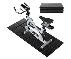 LDHHYH Tapis de course pliable 173 x 75 cm | Tapis de marche 6 mm, tapis antidérapant pour équipement d'exercice, matériau PVC haute densité, protection du sol pour vélo