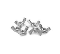 LDHNFBYV Écrous à Oreilles à Serrage Manuel en Acier Inoxydable 304, Lot de 5 à 30 pièces, A2 DIN 315, M3, M4, M5, M6, M8, M10(M3 30PCS)