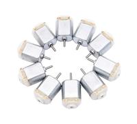 LDHNFBYV Lot de 2, 5 ou 10 Micro-Moteurs à Courant continu 130 V 3 V-6 V 8000 TR/Min, Moteur électrique Miniature à Quatre Roues(2PC)