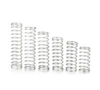 LDHNFBYV Micro Petit Ressort de Compression en Acier Inoxydable, diamètre du Fil 0.3 0.4 0.5 0.6 0.7 0.8mm, 10 pièces(45mm,8MM_0.3MM)