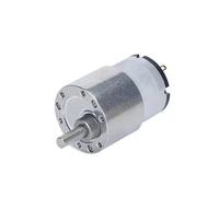 LDHNFBYV Moteur à Engrenages Miniature à Micro-Vitesse 6 V/12 V/24 V, 7 à 960 TR/Min, JGB37-520(600,12V)