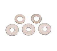 LDHNFBYV Rondelle Plate Extra Large en Titane épaisse M5 M6 M8 M10 M12(M6x18x1.5mm 10pcs)