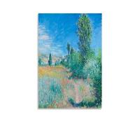 LdinMEX Claude Monet ArtWork Poster décoratif sur toile Motif paysage de l'île Saint-Martin 30 x 45 cm