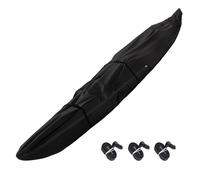 LDIW Housse de Kayak, Bache pour Kayak Remorquables 420D pour Stockage Extérieur, Couverture de Canoë Imperméable et Protection UV pour Stockage Intérieur/Extérieur,Noir,18FT