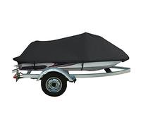 LDIW Housse Jet Ski Bateau Jet Ski Housse Imperméable Durable Anti Poussière Résistants Aux UV Bateau À Moteur Housse De Protection Tous Temps,Noir