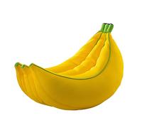 LDIW Pouf Poire - Fauteuil Housse Uniquement pour Intérieur et Extérieur (sans Remplissage) - Forme de Banane Classique pour Salon, Balcon, Blanc,110 * 70 * 70cm