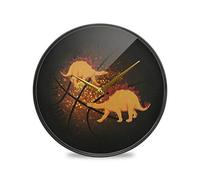 LDIYEU Art De Basket-Ball Murale Décoratif Moderne Horloge de Mur Circulaire Silencieuse Horloges pour Enfant Garçons Le Bureau à Domicile Cuisine Chambre école Décor(9.5In 11.9In)