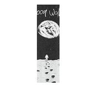 LDIYEU Art De La Lune Étoile Noire Grip de Skateboard Bande Grip Antidérapante Auto-adhésif Griptape de Longboard sans Bulles 33"X 9"(1pcs)