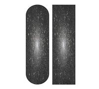 LDIYEU Étoile Noire Grip de Skateboard Bande Grip Antidérapante Auto-adhésif Griptape de Longboard sans Bulles 33"X 9"(1pcs)