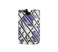 LDIYEU Fleur Bleue Vintage Grand Panier à Linge Pliage Étanche Rangement Corbeille à Linge avec Poignées pour Maison Buanderie