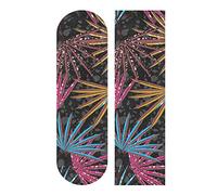 LDIYEU Forêt Colorée Laisse Feuillage Grip de Skateboard Bande Grip Antidérapante Auto-adhésif Griptape de Longboard sans Bulles 33"X 9"(1pcs)
