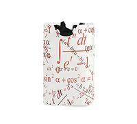 LDIYEU Formule Mathématique Physique Grand Panier à Linge Pliage Étanche Rangement Corbeille à Linge avec Poignées pour Maison Buanderie