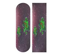 LDIYEU Grenouilles Guitare Grip de Skateboard Bande Grip Antidérapante Auto-adhésif Griptape de Longboard sans Bulles 33"X 9"(1pcs)
