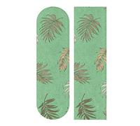 LDIYEU Laisse L’Arbre Vert Grip de Skateboard Bande Grip Antidérapante Auto-adhésif Griptape de Longboard sans Bulles 33"X 9"(1pcs)