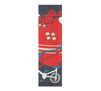LDIYEU Monstre Mignon Gros Vélo Grip de Skateboard Bande Grip Antidérapante Auto-adhésif Griptape de Longboard sans Bulles 33"X 9"(1pcs)