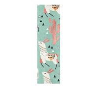 LDIYEU Mouton Cactus Aquarelle Grip de Skateboard Bande Grip Antidérapante Auto-adhésif Griptape de Longboard sans Bulles 33"X 9"(1pcs)