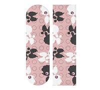 LDIYEU Moutons Blancs Noirs Grip de Skateboard Bande Grip Antidérapante,Auto-adhésif Griptape de Longboard,sans Bulles,Peut êTre Coupé(84 * 23cm 1pcs)