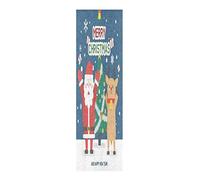 LDIYEU Neige Joyeuse De Wapiti De Noël Grip de Skateboard Bande Grip Antidérapante Auto-adhésif Griptape de Longboard sans Bulles 33"X 9"(1pcs)