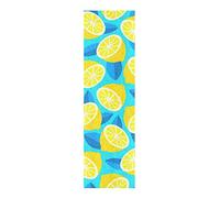 LDIYEU Orange Vif D'Agrumes D'Été Grip de Skateboard Bande Grip Antidérapante Auto-adhésif Griptape de Longboard sans Bulles 33"X 9"(1pcs)