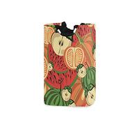 LDIYEU Pastèque Fruit Grand Panier à Linge Pliage Étanche Rangement Corbeille à Linge avec Poignées pour Maison Buanderie