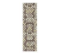 LDIYEU Plaid Senza Cuciture Pelle Di Serpente Grip de Skateboard Bande Grip Antidérapante Auto-adhésif Griptape de Longboard sans Bulles 33"X 9"(1pcs)