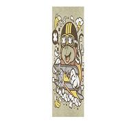 LDIYEU Singe Pilote Ciel Nuage Grip de Skateboard Bande Grip Antidérapante Auto-adhésif Griptape de Longboard sans Bulles 33"X 9"(1pcs)