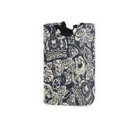 LDIYEU Tatuaggio Retrò Teschio Dadi Diamante Grand Panier à Linge Pliage Étanche Rangement Corbeille à Linge avec Poignées pour Maison Buanderie