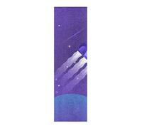 LDIYEU Vaisseau Spatial Fusée Univers Explorer Grip de Skateboard Bande Grip Antidérapante Auto-adhésif Griptape de Longboard sans Bulles 33"X 9"(1pcs)