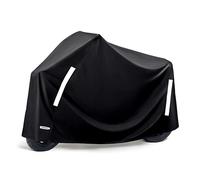 LDJSNC Housse Moto pour Benelli TNT 125 2020, Oxford Tissu Étanche Respirant Anti-Poussière Bache Exterieur Protection, Moto de Bâche Accessoires,A Black
