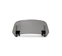 LDJSNC Pare Brise Moto pour Peugeot Pulsion 125 2020-2023 - Clip Pare Brise Réglable, Extension Pare-Brise Moto, Déflecteur Vent Moto Accessoires, Réduction Fatigue Vent,A Transparent-280mm×120mm