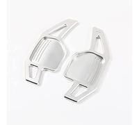 LDJTO pour Audi A4 B8 A3 8P S3 A5 A6 S6 C6 Q5 A8 R8 TT TTS MK2 palettes de Volant de Voiture Extension Palette Manette de Vitesse Aluminium Argent