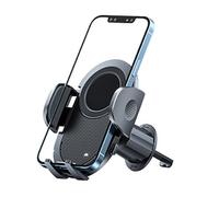 LDJYEONS Support Téléphone Voiture, Porte Telephone Voiture Grille Aération, Utilisé pour iPhone 16/15/14/13/12 et Compatible avec Tous Les Modèles de Smartphones Android