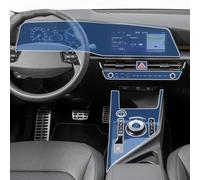 LDKH Films de Protection d'éCran pour KIA NIRO SG2 2022-2023, Film TPU Transparent, Panneau de ContrôLe Central, Panneau de Navigation Autocollants,353mm for RHD-Transparent